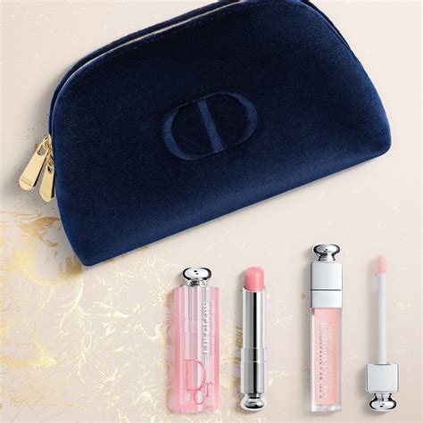 dior addict pouch gift set|Dior Addict lip glow set.